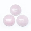 Natural Rose Quartz Cabochons G-E492-A-11-1