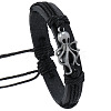 PU Leather Cord Adjustable Bracelets PW-WG4162A-02-1