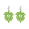 Handmade Glass Seed Beads Dangle Earrings EJEW-MZ00367-03-2