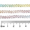 Transparent Painted Glass Beads Strands DGLA-A034-T3mm-A15-3