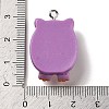 Opaque Resin Pendants RESI-K020-04E-3