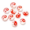 Printed Natural Freshwater Shell Beads SHEL-R129-07A-02-1