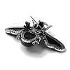 Tibetan Style Alloy Insect Brooches JEWB-A021-03AS-09-2