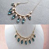Pointed Back Glass Rhinestone Cabochons RGLA-OC0001-08H-6