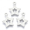 Non-Tarnish 201 Stainless Steel Pendants STAS-R116-045-1