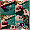 200Pcs 2 Colors Plastic Pendant Bail KY-AR0001-38B-3