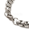 202 Stainless Steel Box Chain Necklaces STAS-A100-18G-3