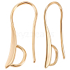 40Pcs Brass Earring Hooks KK-BBC0024-45-7