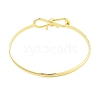 Brass Bowknot Bangles for Women BJEW-Z072-03G-02-3