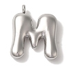 Non-Tarnish 304 Stainless Steel Pendants STAS-M017-08P-13-1