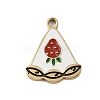 304 Stainless Steel Enamel Charms STAS-I338-01G-12-1