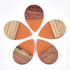 Resin & Walnut Wood Pendants RESI-T023-02A-1