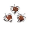 Synthetic Goldstone Pendants G-C236-01A-P-RS-1
