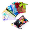 30Pcs 15 Colors Rectangle Organza Drawstring Bags ABAG-TA0001-89-3