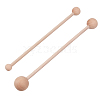 2Pcs Beech Wood Modeling Tools TOOL-WH20002-16-1