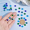  48Pcs 4 Colors Transparent Glass Beads GLAA-NB0001-59-3