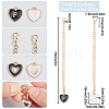 2 Sets Alloy Enamel Cup Pendant Decorations HJEW-SC0001-56F-2