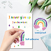 8 Sheets 8 Styles PVC Waterproof Wall Stickers DIY-WH0345-209-3