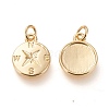 Brass Charms X-KK-L006-007G-2