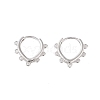 925 Sterling Silver Hoop Earrings Findings STER-B004-12P-1