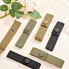 BENECREAT 6Pcs 3 Colors Nylon Tactical Molle Straps DIY-BC0009-29-5