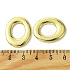 Rack Plating Brass Linking Ring KK-A204-19G-3