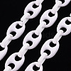 Handmade Opaque Acrylic Coffee Bean Chains LS-CHAC-ZX0001-01K-1