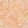 Baking Paint Transparent Glass Beads DGLA-T004-08H-2