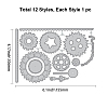 Carbon Steel Cutting Dies Stencils DIY-WH0309-1920-6