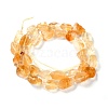 Rough Raw Natural Citrine Beads Strands G-G010-13-2