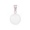 Natural Quartz Crystal Charms PW-WG74EB2-05-1