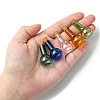 10Pcs 5 Colors Mini High Borosilicate Glass Bottle Bead Containers GLAA-FS0001-71-7