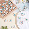 35Pcs 7 Styles Rack Plating Alloy Resin Pendants RESI-SZ0001-98-4