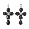 Natural Obsidian Pendants GG-CBA9F30-02P-15-1