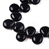 Synthetic Blue Goldstone Beads Strands G-T138-130-3