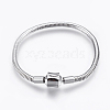 Tarnish Resistant 304 Stainless Steel European Style Bracelet Making STAS-E428-08C-P-1