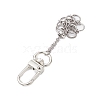 Ring 304 Stainless Steel Macrame Chain Pouch Empty Stone Holder Pendant Decoration HJEW-JM02089-3
