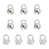 10Pcs 925 Sterling Silver Bead Tips Knot Covers STER-TA0001-50-1