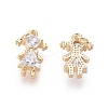 Brass Charms ZIRC-L087-029G-2