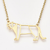 201 Stainless Steel Pendant Necklaces NJEW-T009-JN096-2-40-1