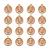 Golden Plated Alloy Enamel Charms X-ENAM-S118-06I-2