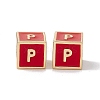 Rack Plating Brass Enamel Beads KK-B060-04G-03P-2