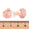 Electroplate Transparent Acrylic Beads PACR-CJC0008-08A-3