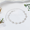 1Pc Alloy Cloud Link Chain Waist Belly Chains for Women AJEW-GF0013-44-7