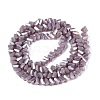 Electroplate Opaque Glass Beads Strands EGLA-Q139-01A-C05-2