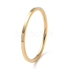 Ion Plating(IP) 304 Stainless Steel Simple Plain Band Finger Ring for Women Men RJEW-F152-05G-1
