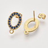304 Stainless Steel Stud Earring Findings STAS-T052-03G-02-2