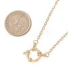 2.5MM 304 Stainless Steel Textured Cable Chain Necklaces with Spring Ring Clasps NJEW-JN05710-3