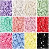  240Pcs 12 Colors 2-Hole Frosted Mini Resin Buttons Sets BUTT-NB0001-62-1