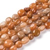 Natural Red Aventurine Beads Strands G-G146-A02-02-1